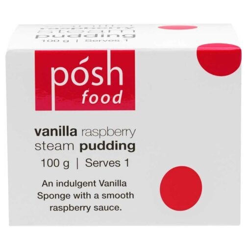 Vanilla Raspberry Steam Pudding