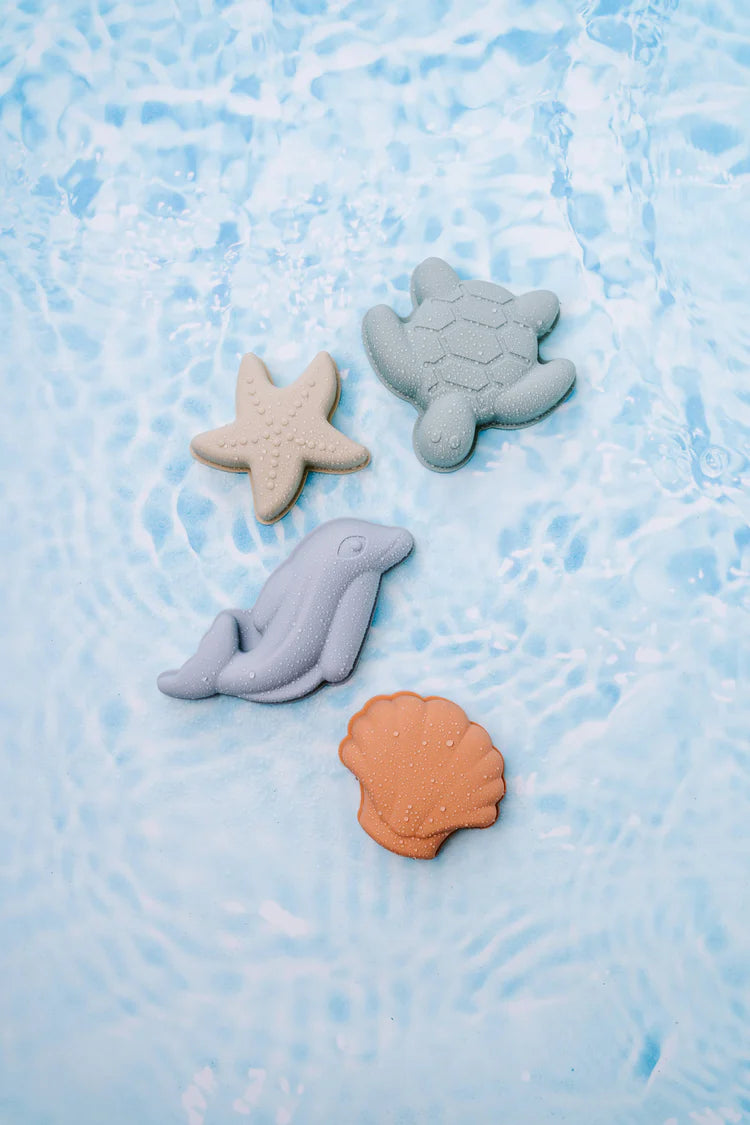 Silicone Bath Toys - Pastel Sea