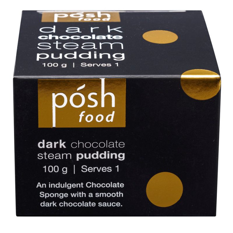 Dark Chocolate Steam Pudding